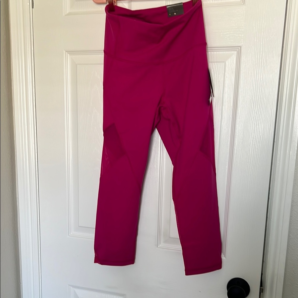 High-Waist Fuchsia Active Leggings Medium